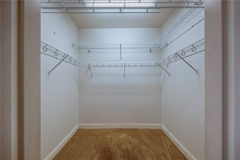 Oversized walk in Master closet