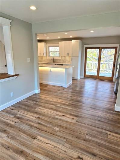 Dining Area to Back Deck View