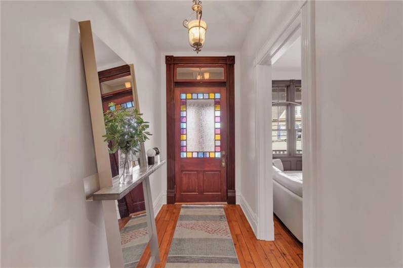 Foyer-Custom woodwork throughout