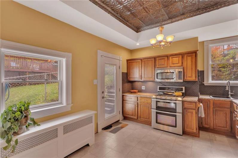 Kitchen-back door/patio access