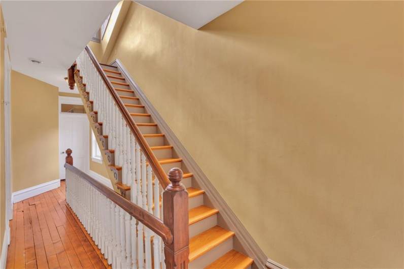 Stairs to third floor
