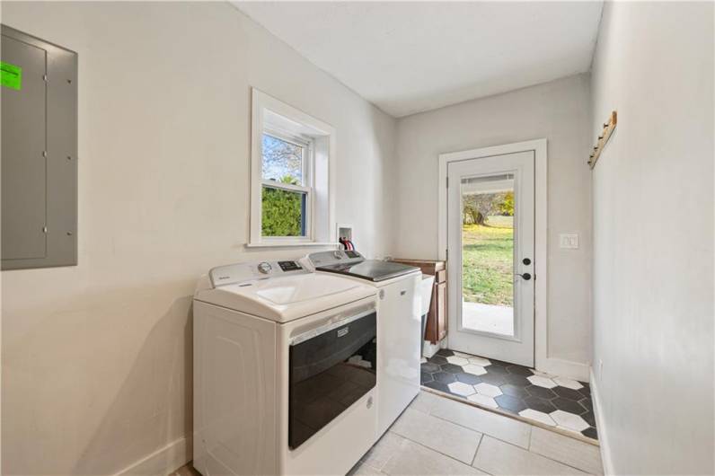 And a main floor laundry/mud room...