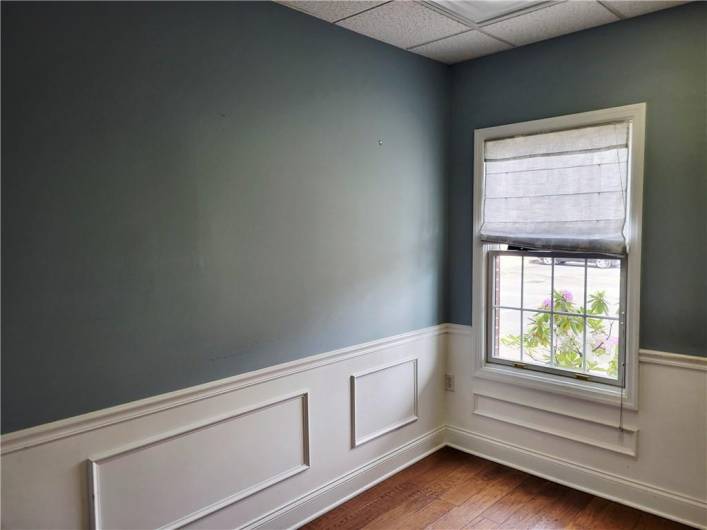 Private office to right of foyer