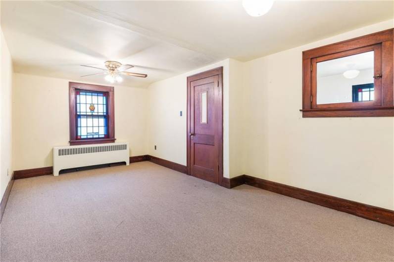 2nd room upstairs.