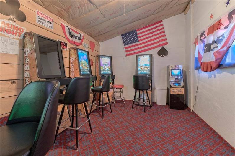 Building 2 - Skill parlor area - 12 machines not included with the price, may be negotiated separately.