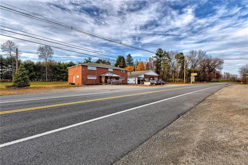 Main Road, easy on and off access to Route 119 Hwy N.