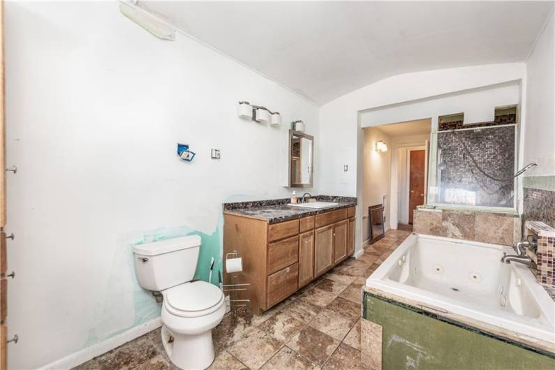 This space is so big it could be TWO bathrooms!  Open your mind ~ this could be GREAT!!