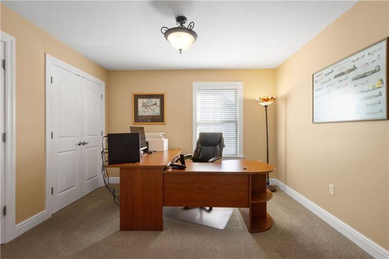 Second bedroom, works well as an office, too.