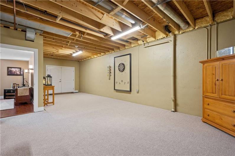 There is significant potential in the expansive basement space.