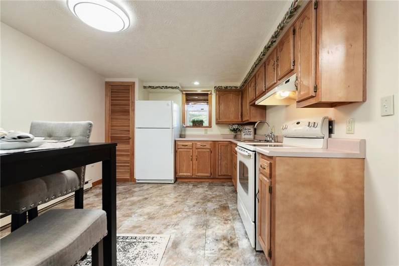 Full Kitchen in the basement.