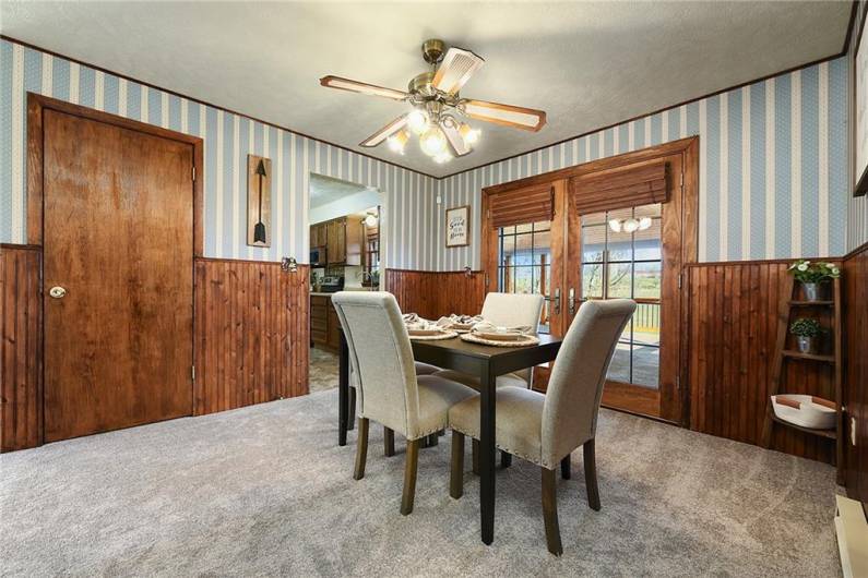 Dining Room is open to the kitchen