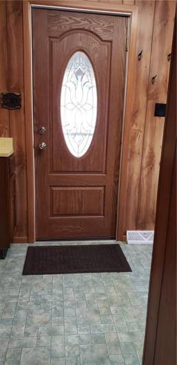 Front door entrance into Living room