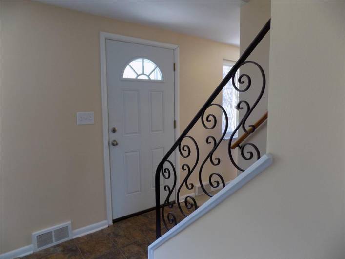 Spectacular 1958 wrought iron railing.  They don't make them like they used to!