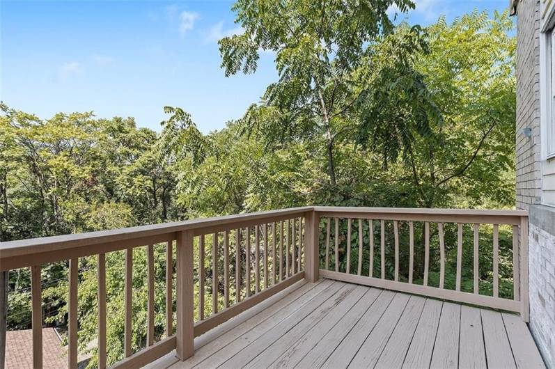 Back deck off kitchen