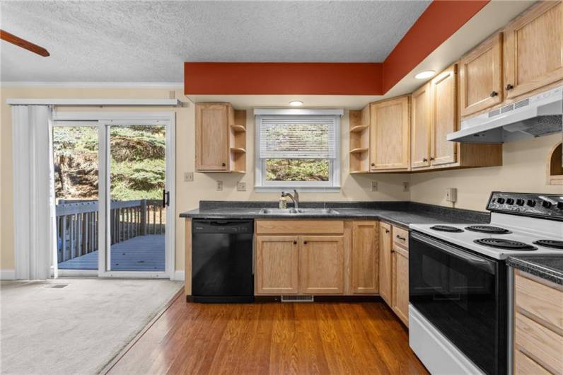 Kitchen with plenty of storage space