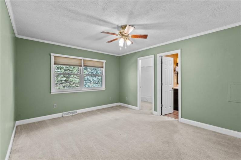 Main Bedroom w/ walk-in and en-suite bathroom