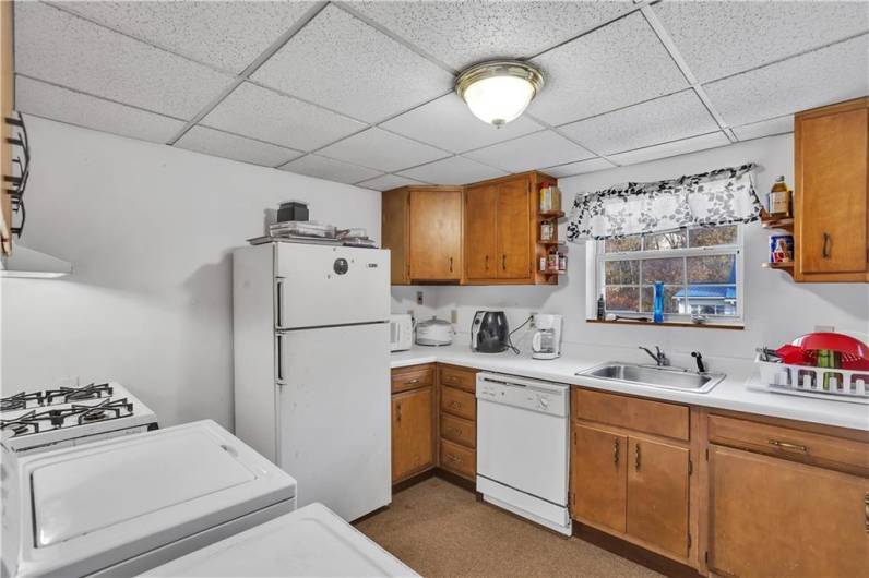 Apartment #2, Kitchen. Currently Rented for $350/Month.