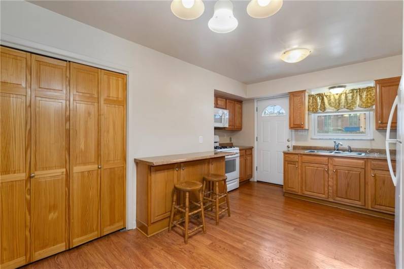 The Kitchen is huge with room for a table and chairs