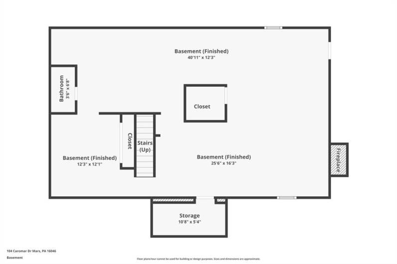 Basement floor plan