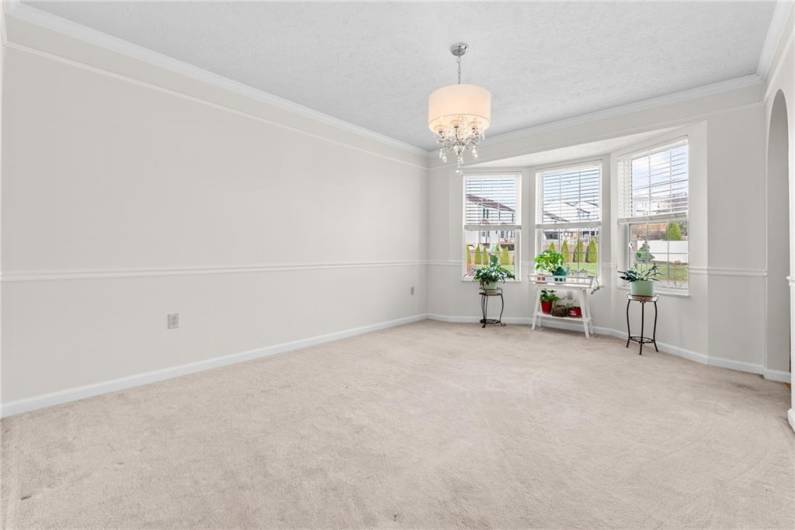 Bay window in Dining Room