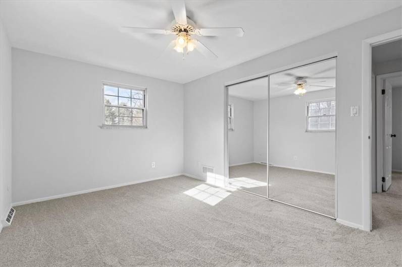 Bedroom #1, ample closet space.