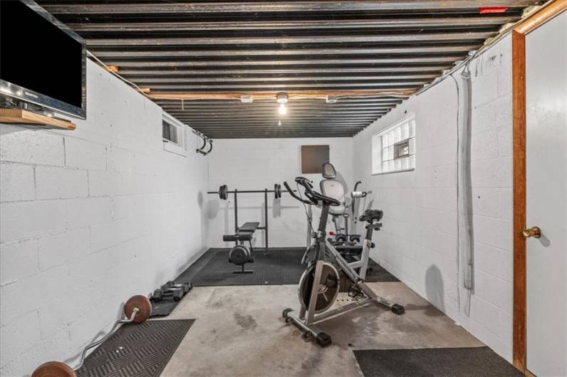 Room for a home gym