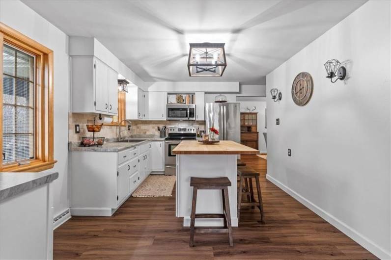 Tastefully updated kitchen