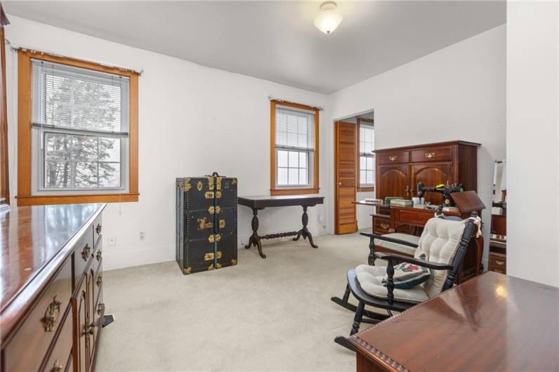 Master bedroom on the main level