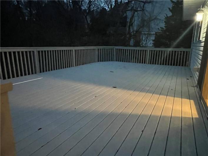 Large deck