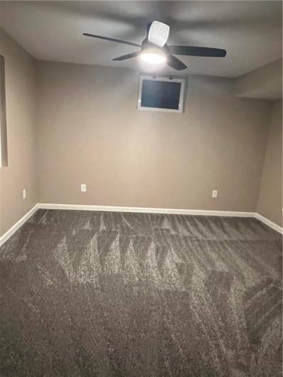 Basement bedroom