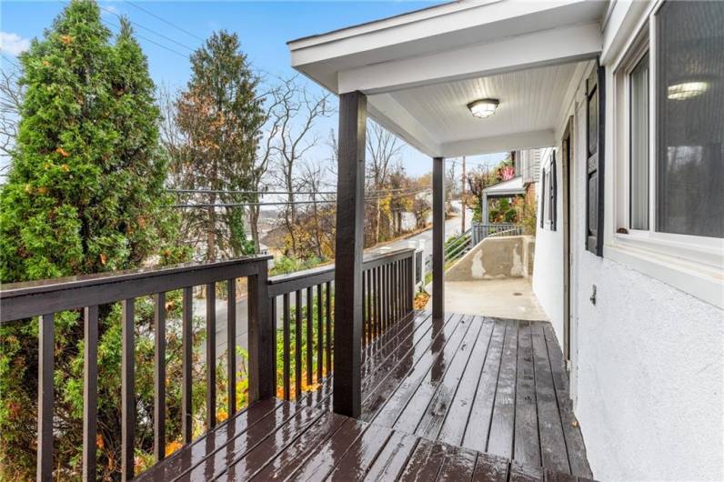 The front decks make a great place to enjoy the great outdoors.