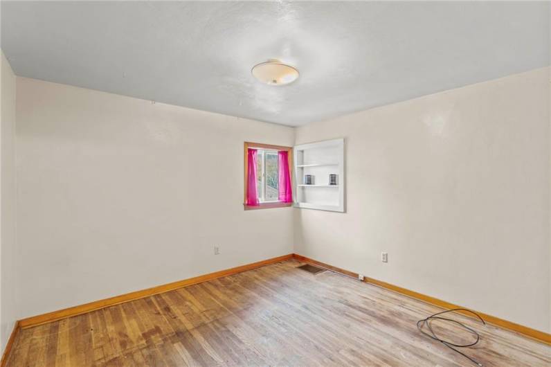 This is the first bedroom in the front of the house