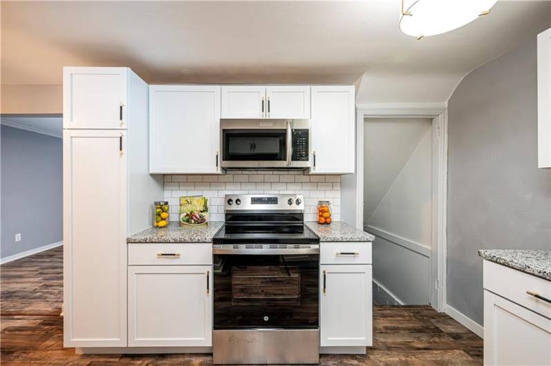 The addition of the pantry is a great area to store your staples.