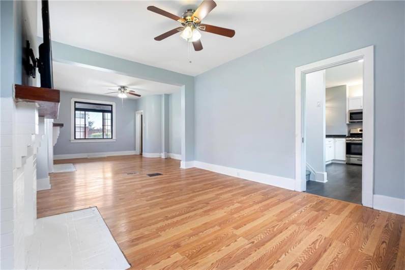 Family room to kitchen