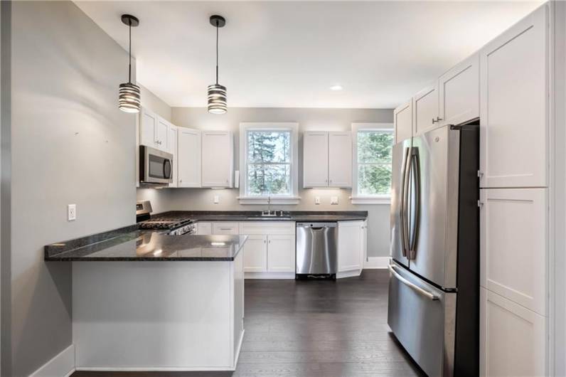 Kitchen from Dining entrance