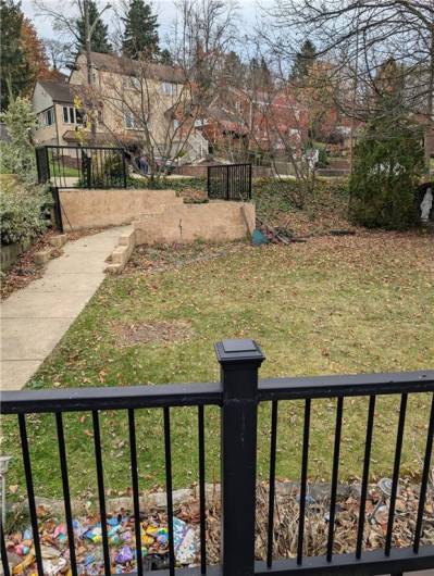 Nice outside back porch