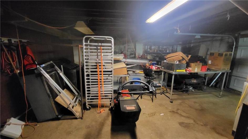 Garage area/hot water tanks and breaker box