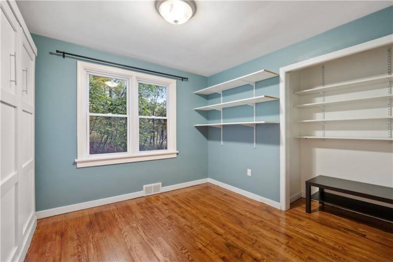 This Room On the Main Floor Was Used as an Office by the Owner, but it Also Has a Murphy Bed Attached to the Wall.