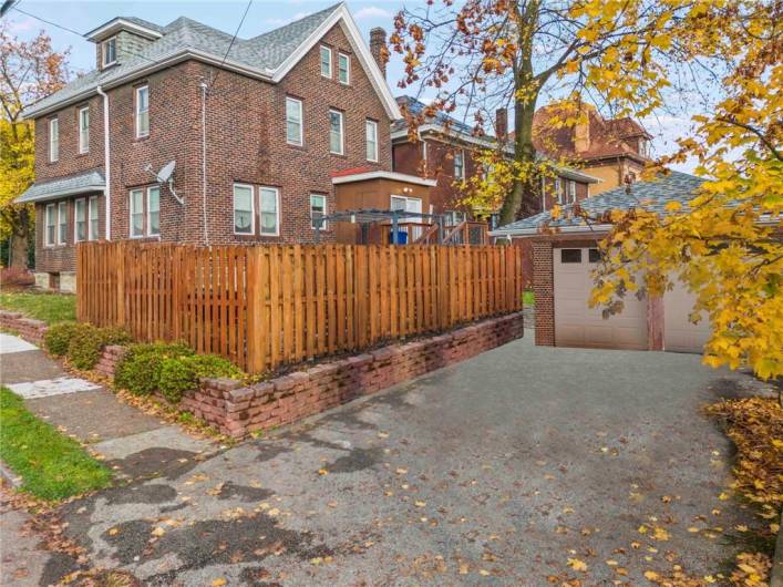 2 car detached garage