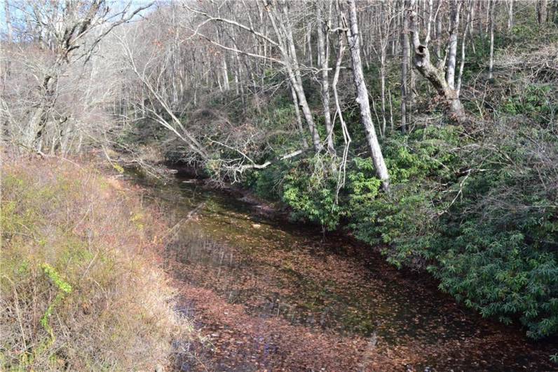 Big Sandy Creek stocked trout stream