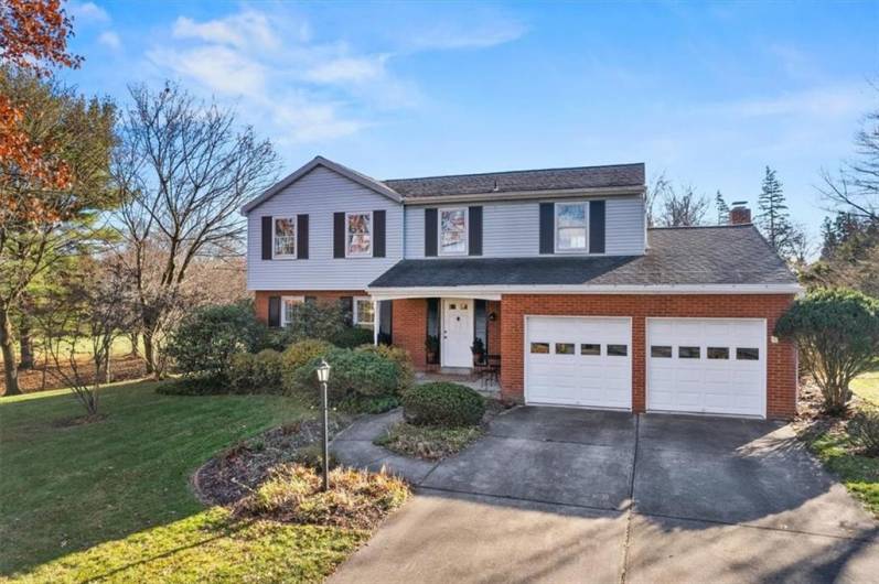 Beautifully landscaped front yard