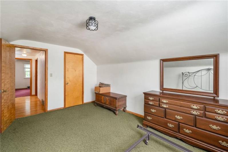 The closet features an additional cedar closet behind the walk-in.