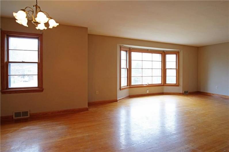 Living room and dining combo