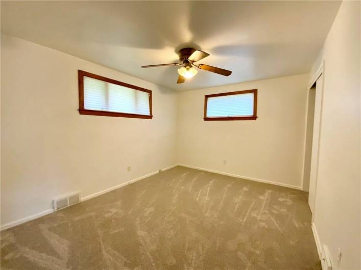 Owners Bedroom Freshly Painted and with New Neutral Carpet