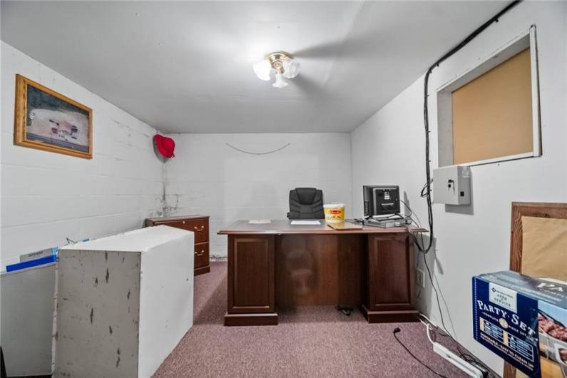 Office in basement