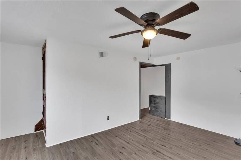 Door to Finished Third Floor, Captive Bedroom off the Upper Level Living Room / Flex Room / Bedroom.