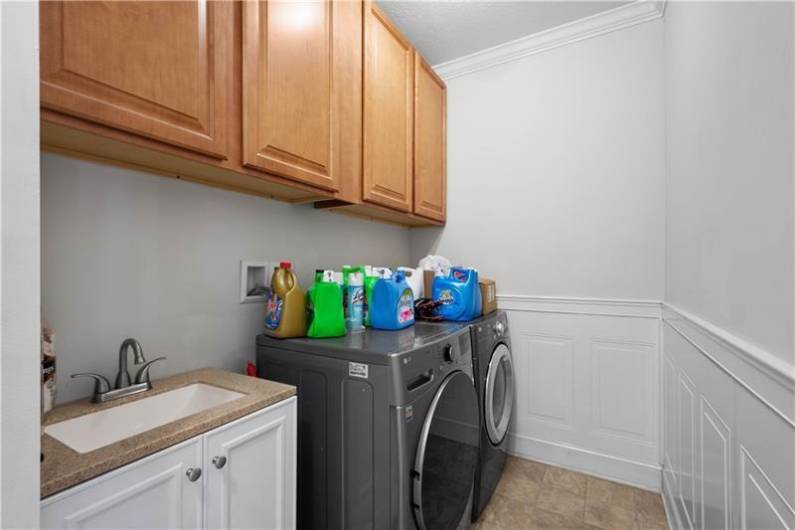 Convenient Laundry Room on the main floor.