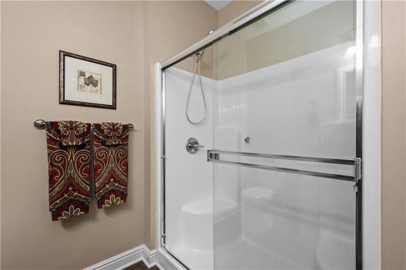 527 FAIR MEADOW DR. STEP IN SHOWER WITH 2 BENCHES.