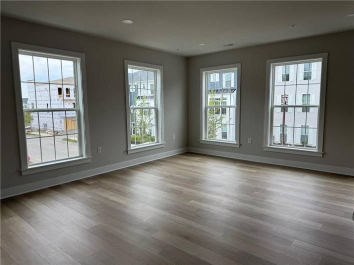 Open floor plan awaits