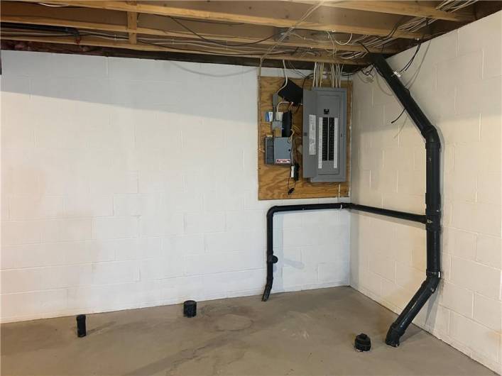 Basement - Drains for Full Bath